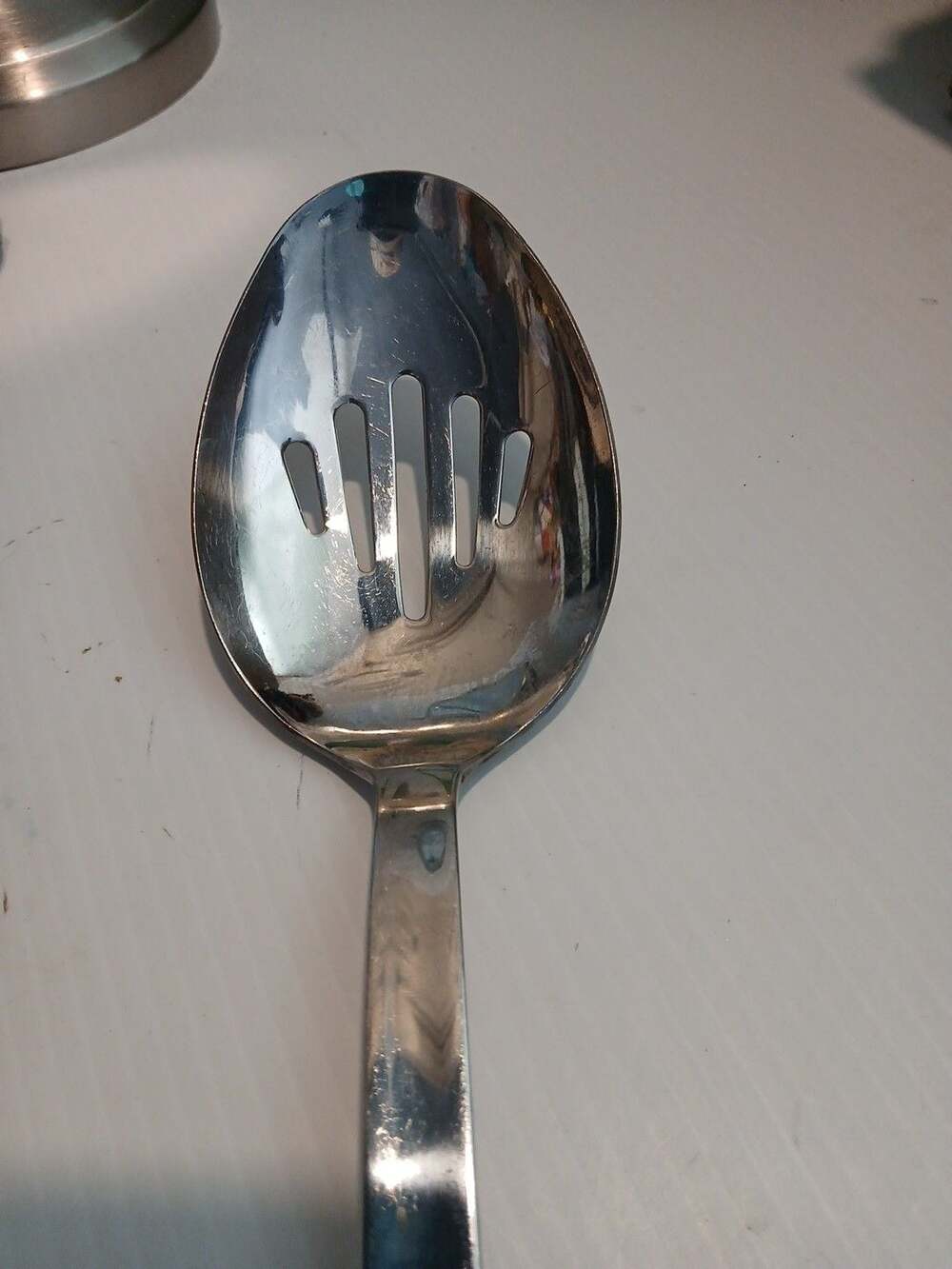 INOX Stainless 18/8 Slotted Serving Spoon 11 Inch Silver